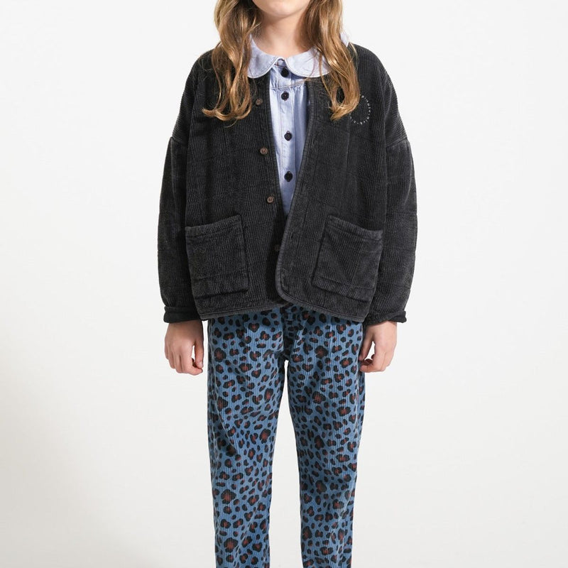 Piupiuchick Unisex Trousers Blue With Animal Print - Studio Play