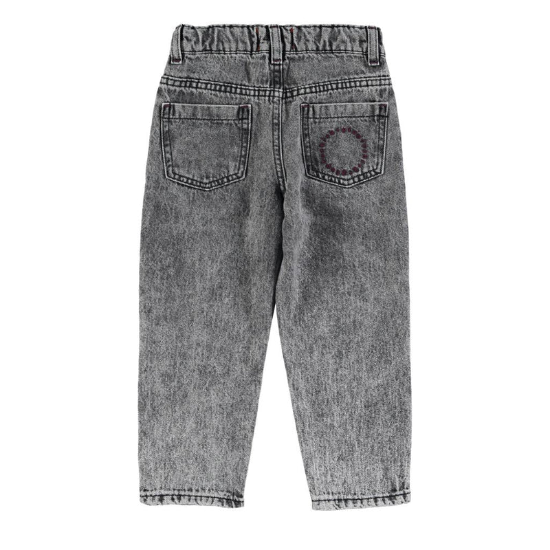 Piupiuchick Unisex Trousers Washed Black Denim