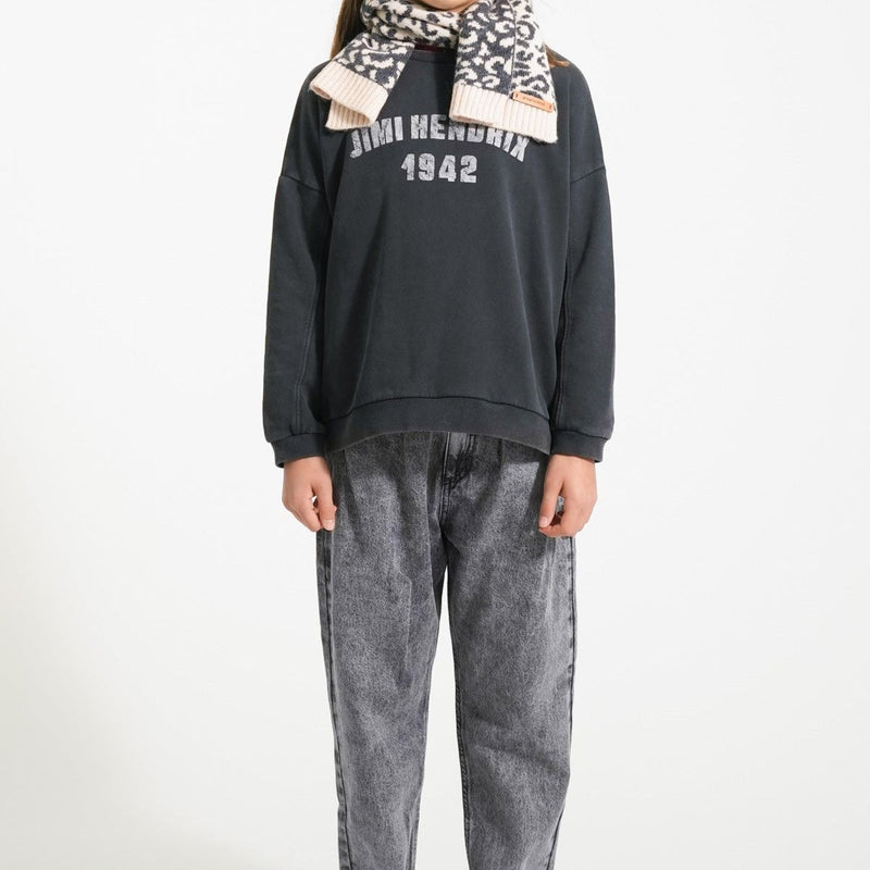 Piupiuchick Unisex Trousers Washed Black Denim - Studio Play