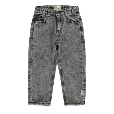 Piupiuchick Unisex Trousers Washed Black Denim