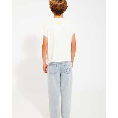 Piupiuchick Unisex Trousers Washed Blue Denim - Studio Play