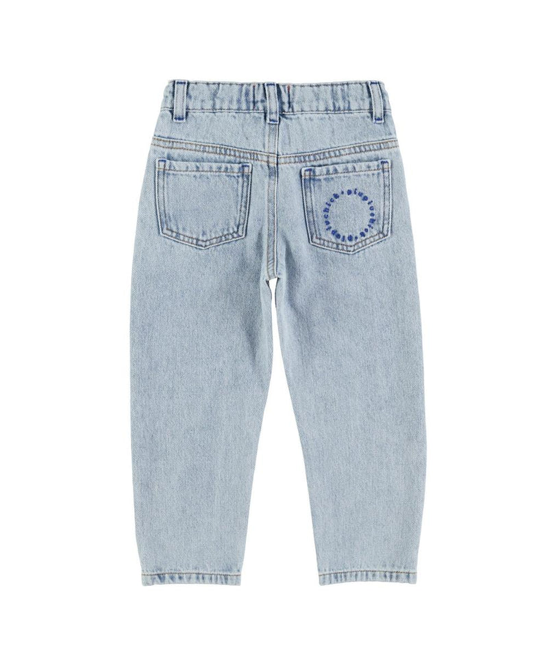 Piupiuchick Unisex Trousers Washed Blue Denim