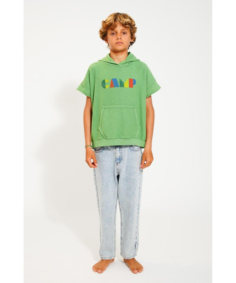 Piupiuchick Unisex Trousers Washed Blue Denim