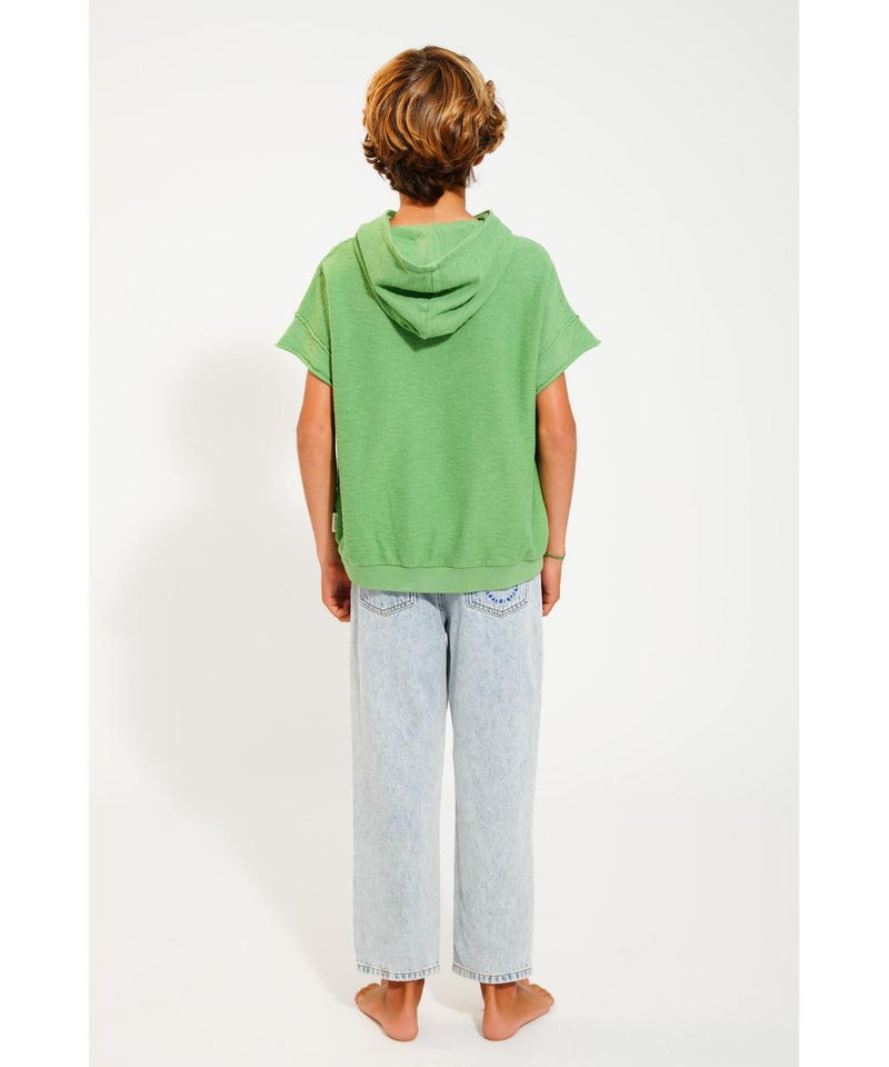 Piupiuchick Unisex Trousers Washed Blue Denim