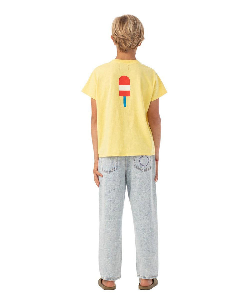 Piupiuchick Unisex Trousers Washed Blue Denim