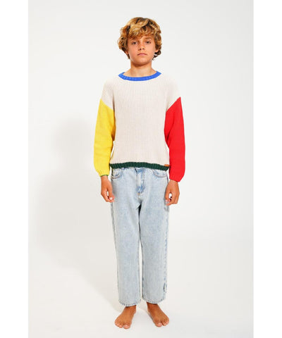 Piupiuchick Unisex Trousers Washed Blue Denim