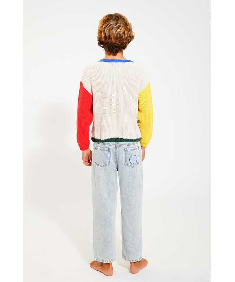 Piupiuchick Unisex Trousers Washed Blue Denim