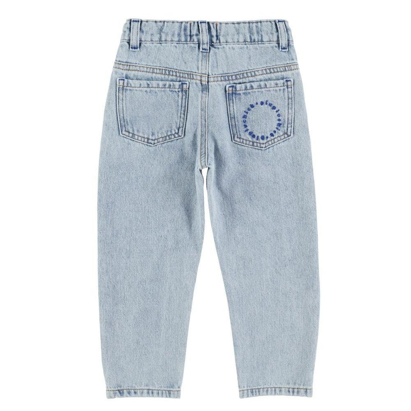 Piupiuchick Unisex Trousers Washed Blue Denim - Studio Play