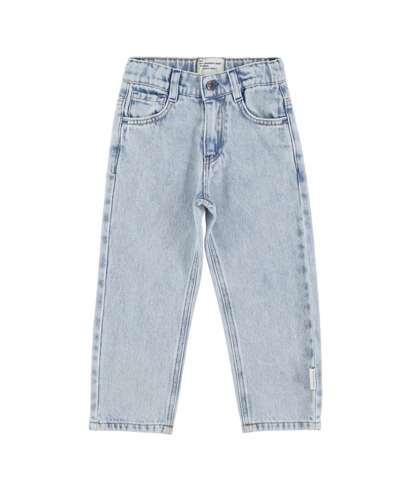 Piupiuchick Unisex Trousers Washed Blue Denim