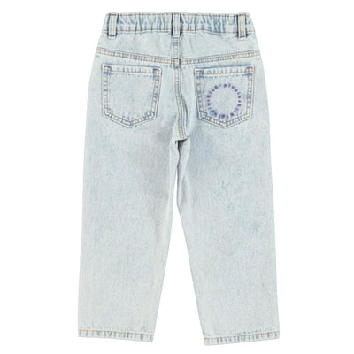 Piupiuchick Unisex Trousers Washed Light Blue Denim