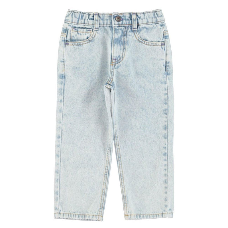 Piupiuchick Unisex Trousers Washed Light Blue Denim - Studio Play
