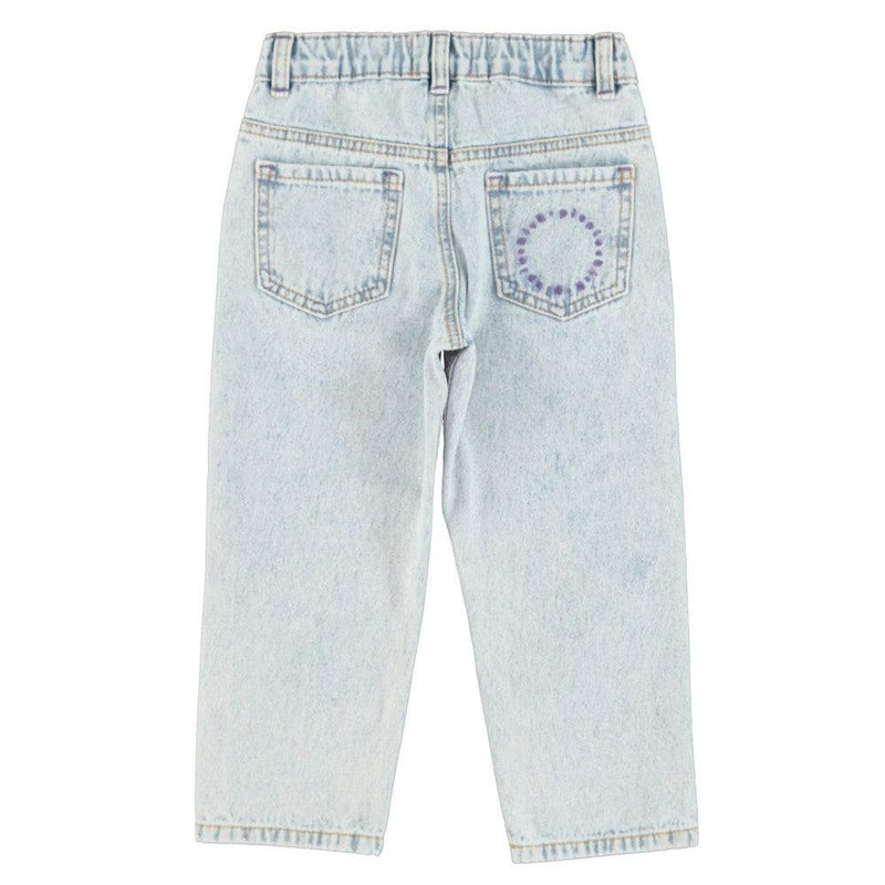 Piupiuchick Unisex Trousers Washed Light Blue Denim - Studio Play
