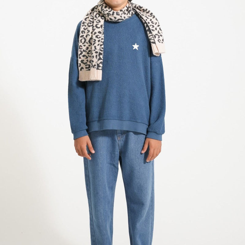 Piupiuchick Unisex Trousers Washed Navy Denim - Studio Play