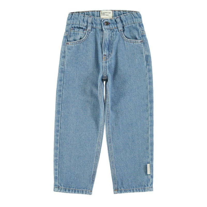 Piupiuchick Unisex Trousers Washed Navy Denim - Studio Play