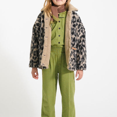 Piupiuchick Jacket Ecru With Animal Print