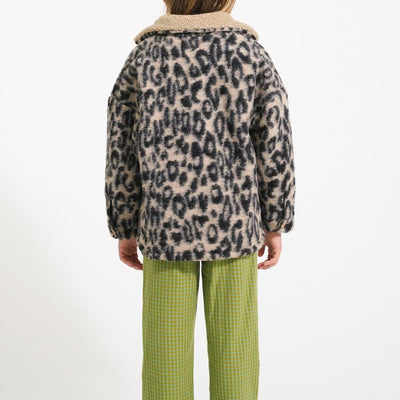 Piupiuchick Jacket Ecru With Animal Print