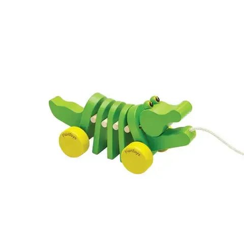 Plantoys Trekmobiel Dansende Krokodil - Studio Play