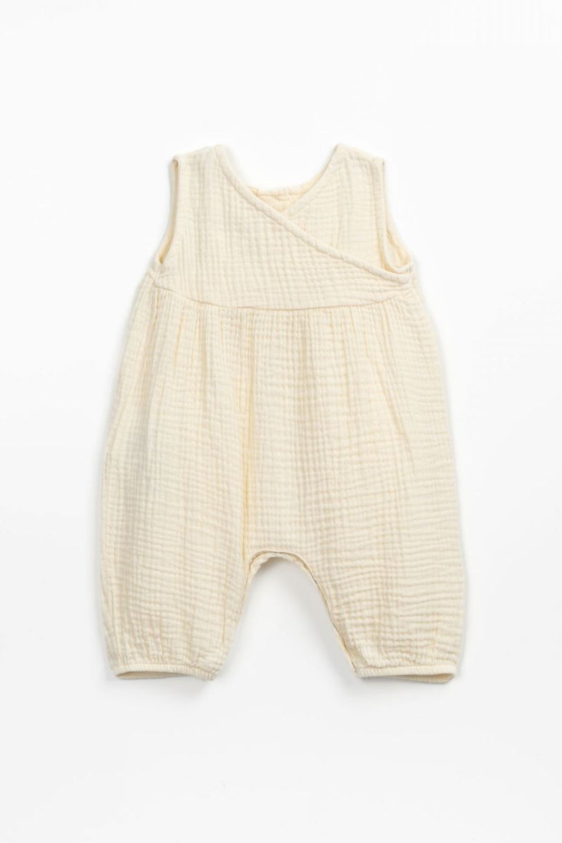 Play Up Baby cotton jumpsuit offwhite