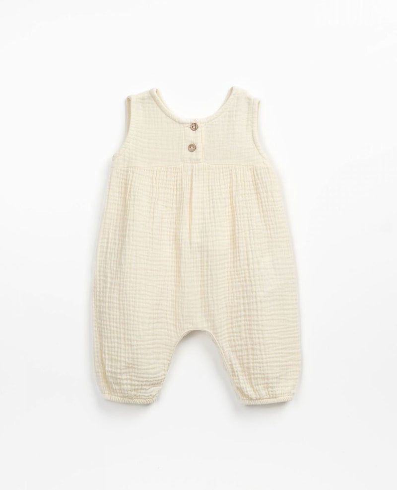 Play Up Baby cotton jumpsuit offwhite
