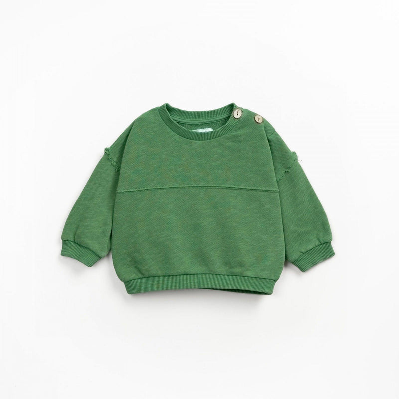 Play Up Baby Fleece Sweater Botanical