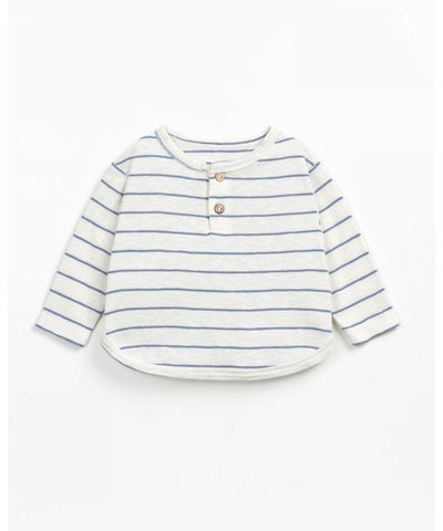 Play Up Baby long sleeve striped tee White/blue