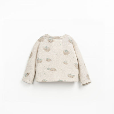 Play Up Baby Printed Jersey Sweater Grés Morangos - Studio Play