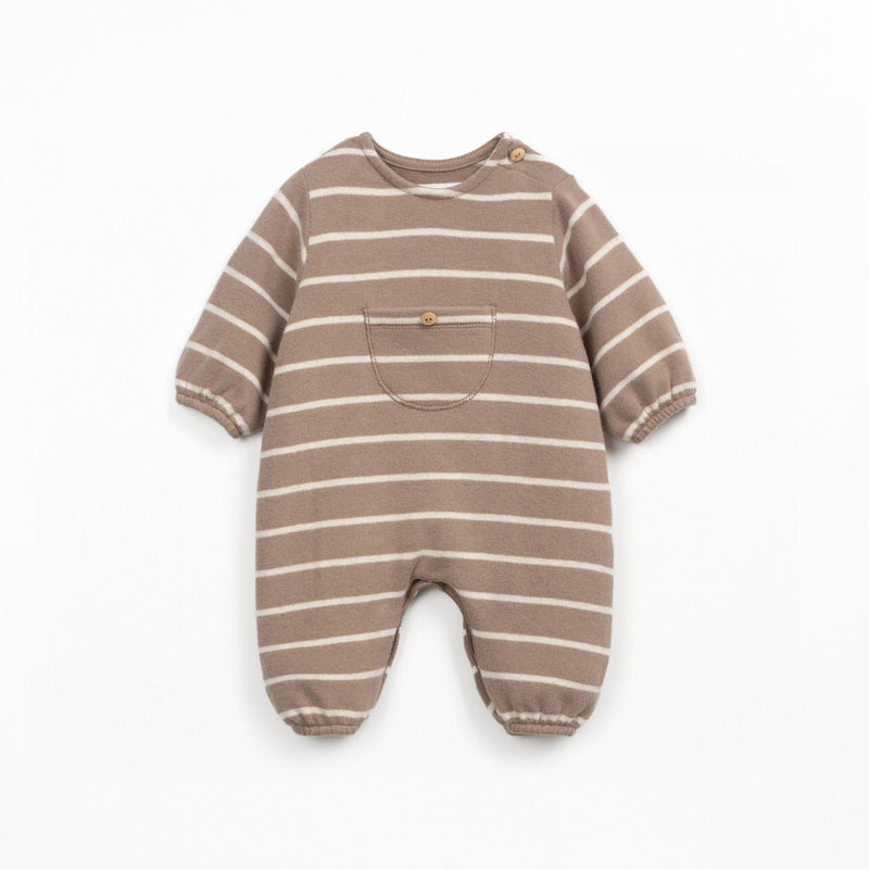 Play Up Baby Striped Flamé Jersey Jumpsuit Pencil