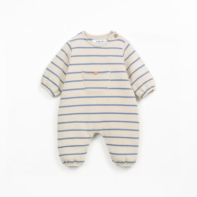 Play Up Baby Striped Flamé Jersey Jumpsuit Watercolor - Studio Play