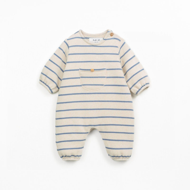 Play Up Baby Striped Flamé Jersey Jumpsuit Watercolor - Studio Play