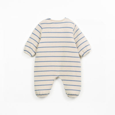 Play Up Baby Striped Flamé Jersey Jumpsuit Watercolor - Studio Play