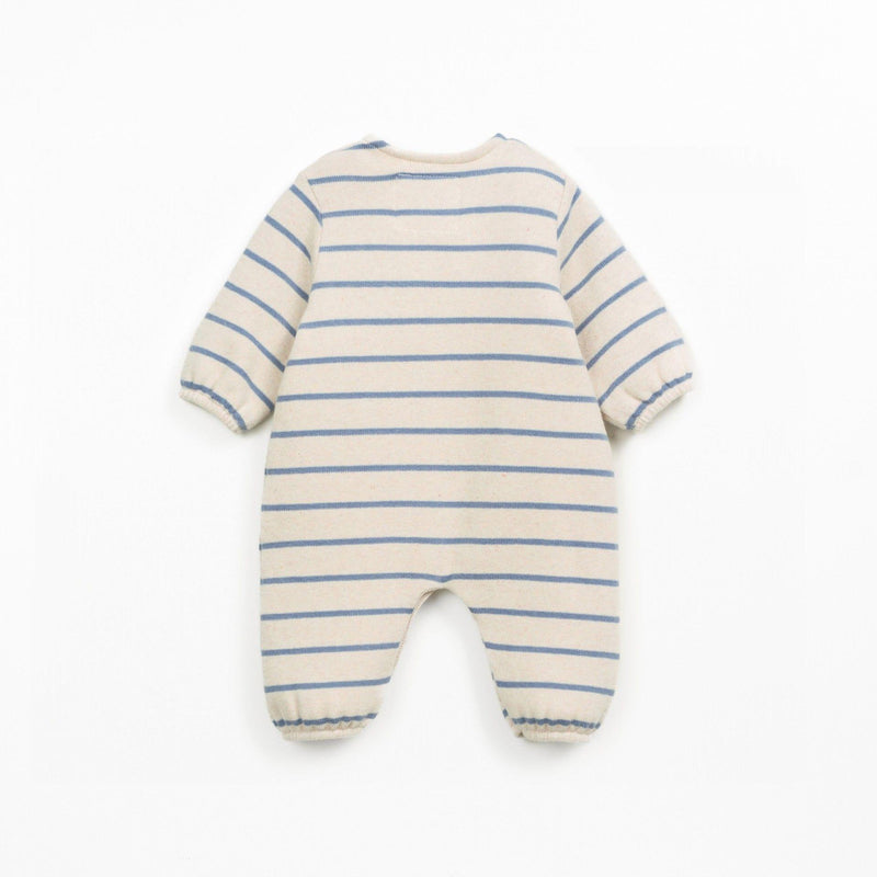 Play Up Baby Striped Flamé Jersey Jumpsuit Watercolor - Studio Play