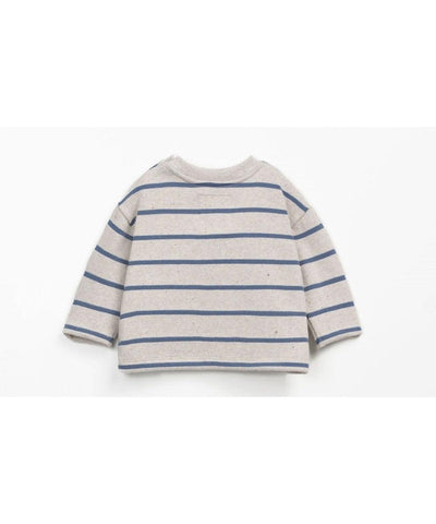 Play Up Baby Striped Jersey LS T-shirt Whale