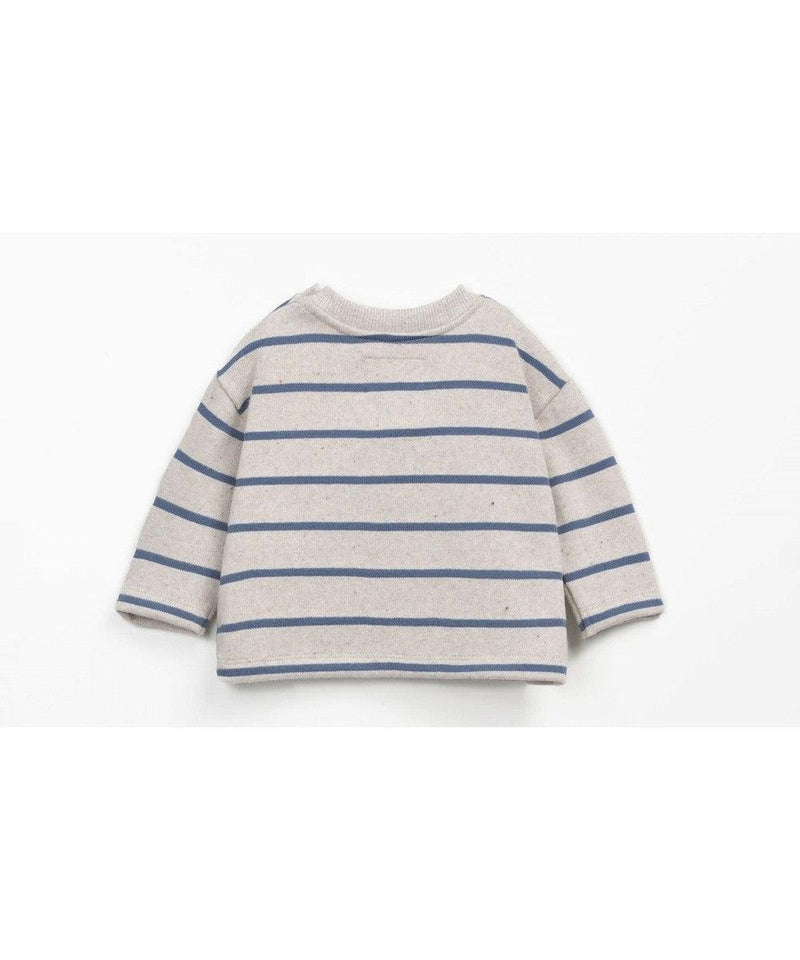 Play Up Baby Striped Jersey LS T-shirt Whale