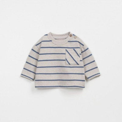 Play Up Baby Striped Jersey LS T-shirt Whale - Studio Play