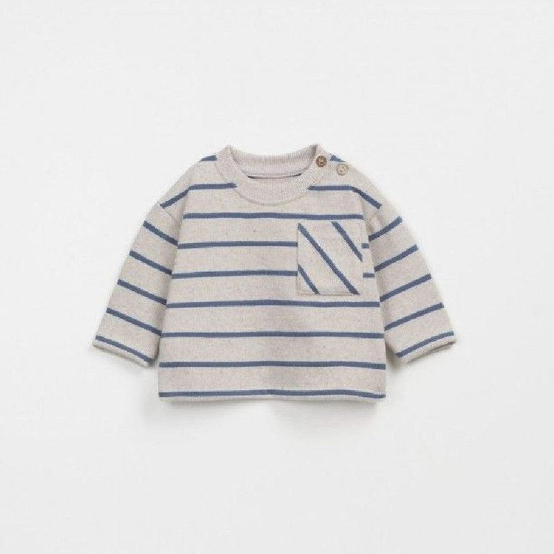 Play Up Baby Striped Jersey LS T-shirt Whale - Studio Play