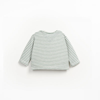Play Up Baby Striped Rib Flamé LS T-shirt Madalena - Studio Play