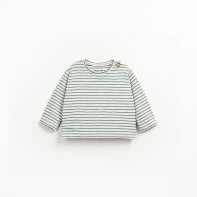 Play Up Baby Striped Rib Flamé LS T-shirt Madalena - Studio Play