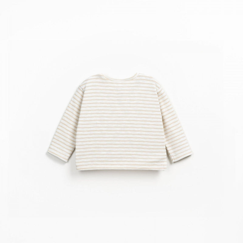 Play Up Baby Striped Rib Flamé LS T-shirt Pottery - Studio Play