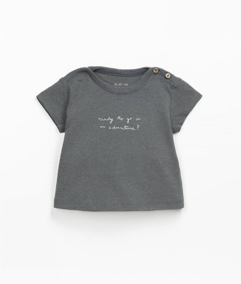 Play Up Baby T-shirt dark grey