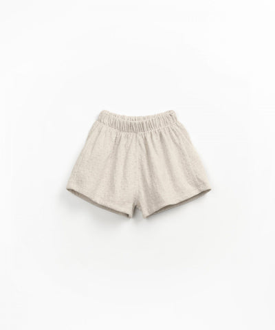 Play Up Embellished Jersey Shorts Grés