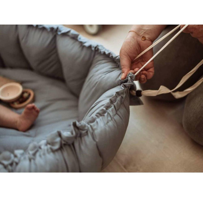 Playandgo Organic Babymat Bloom Dusty Blue - Studio Play