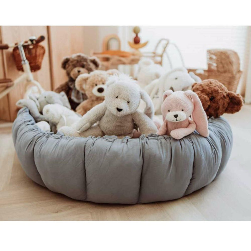 Playandgo Organic Babymat Bloom Dusty Blue - Studio Play