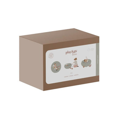 Playandgo Organic Babymat Bloom Dusty Blue - Studio Play