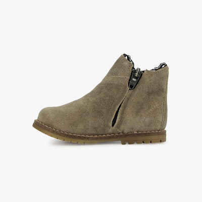 Pom D'api Bob Jod Zip Velours Oily Kaki - Studio Play