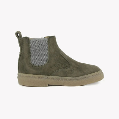 Pom D'api KIDS Trix Jod Zip Nubuck Kaki - Studio Play