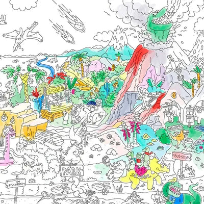 OMY Kleurposter Dino