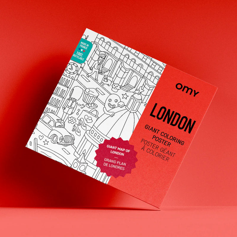 OMY XL Kleurposter London