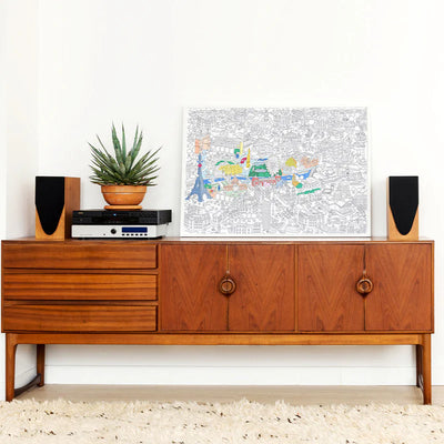 OMY XL Kleurposter Paris