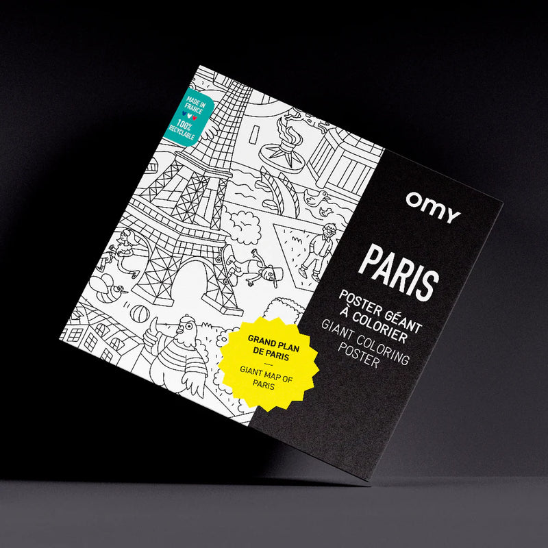 OMY XL Kleurposter Paris
