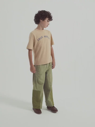 True Artist T-shirt Camel Light Brown
